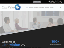 Tablet Screenshot of clearvision-av.com